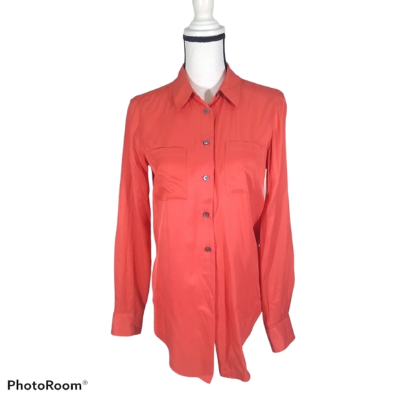 Theory Tops - Theory high low button down shirt size small